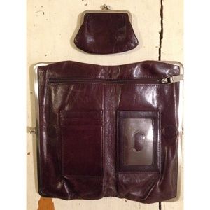 HOBO Chocolate Wallet & Change Purse