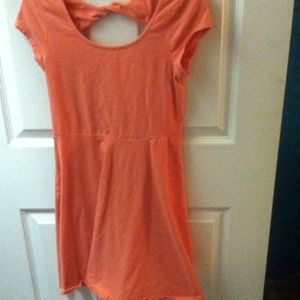 Pink/salmon skater dress!