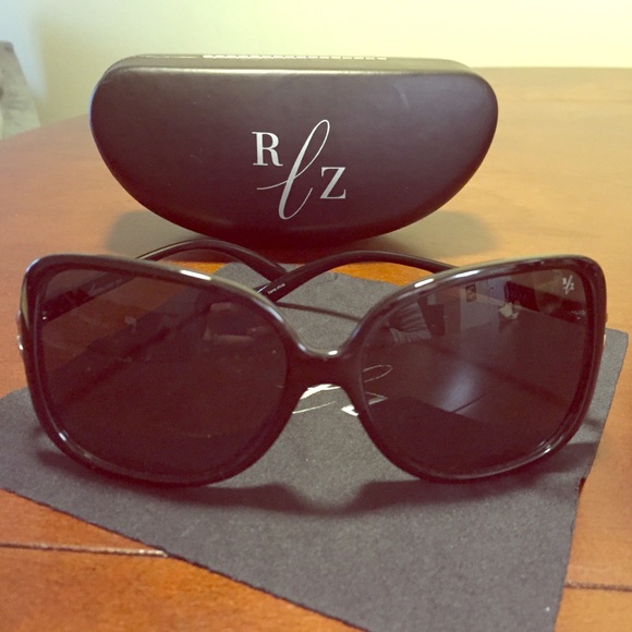Luxe Rachel Zoe Kendall Black Sunglasses