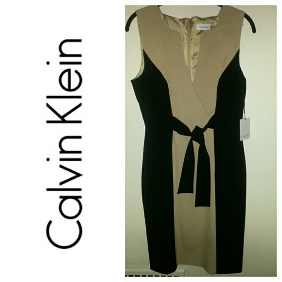 Calvin Klein Tie Front Dress - NWT