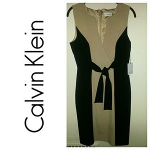 Calvin Klein Tie Front Dress - NWT