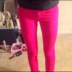 Pink hollister jeans