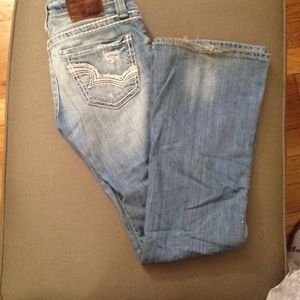 Distressed Big Star jeans
