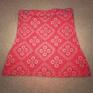 Bandana Pattern Tube Top