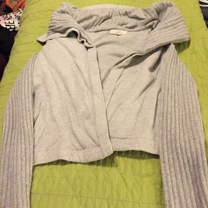 The Loft light gray sweater.
