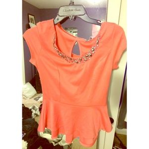 Charlotte Russe peplum top