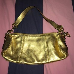 👜💄Ralph Lauren metallic gold purse or clutch