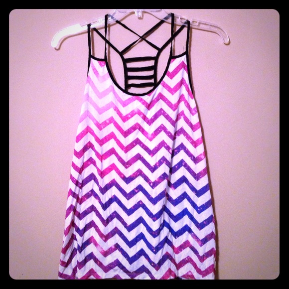 Galaxy stripe tank top ✨