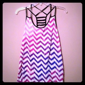 Galaxy stripe tank top ✨