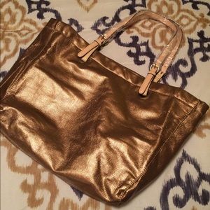 NEW gold bag