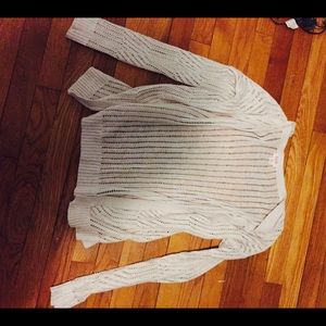tan cardigan