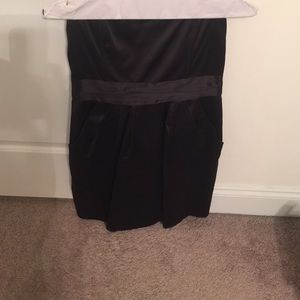 Black cocktail dress. Worn once. No stains