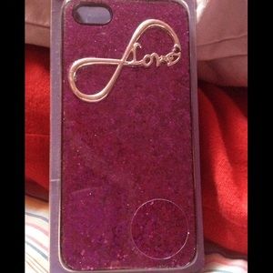 New LOVE pink cell case