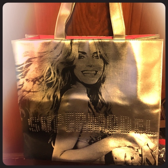 Silver Victoria Secret tote