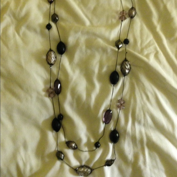 New York & Company Jewelry - Black and silver and lia Sophia necklace