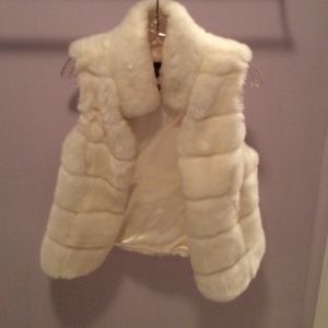 White Fur Vest