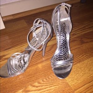 Silver heels