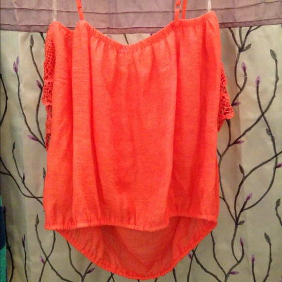 Salmon colored spring top - Picture 2 of 4