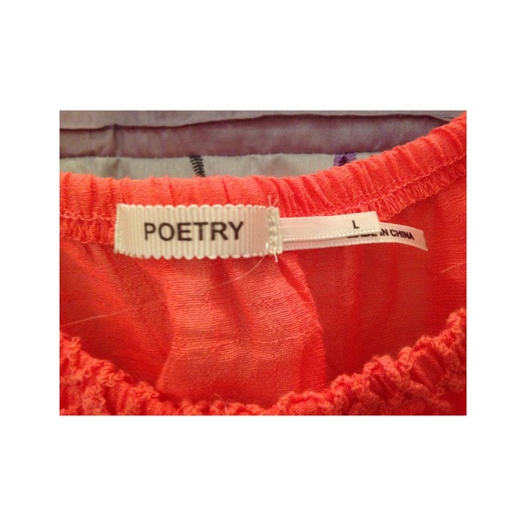 Salmon colored spring top - Picture 3 of 4