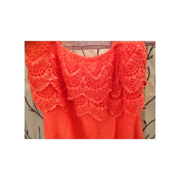 Salmon colored spring top - Picture 4 of 4