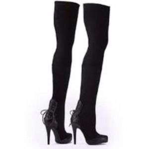 Victoria secret thigh high boots