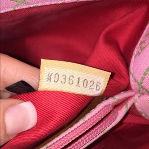 Dooney and Bourke pink tote.