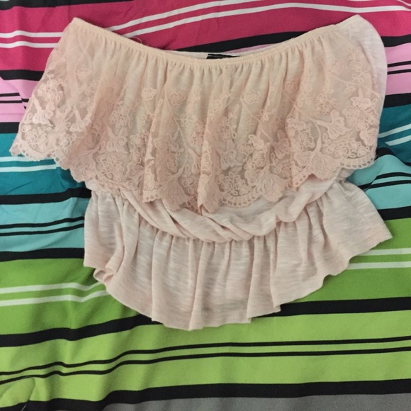 Lace crop top