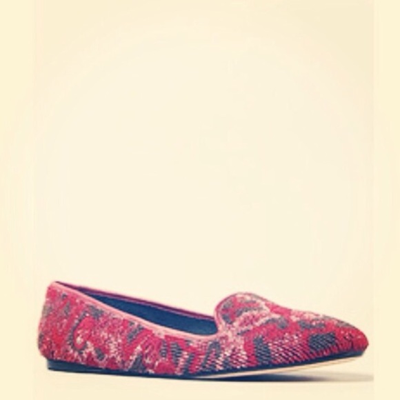 House of Harlow 1960 Shoes - SOLD. House of Harlow Beaded Jeweled Smoking Flats