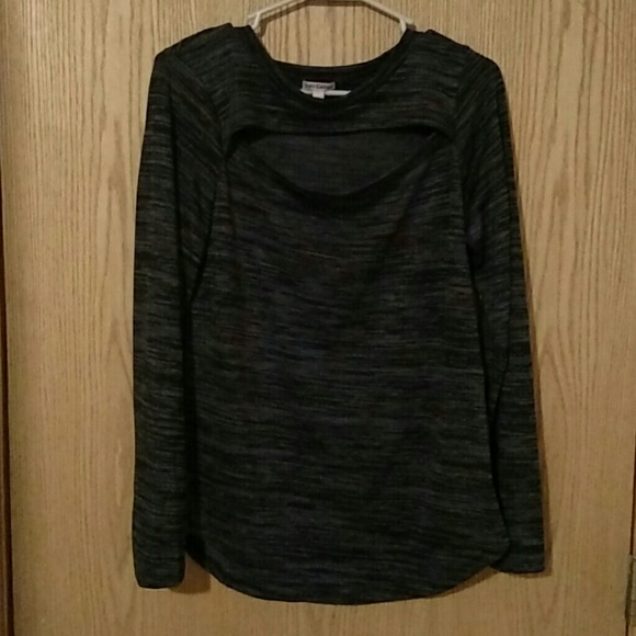 Juicy Couture long sleeve, peep cleavage top.