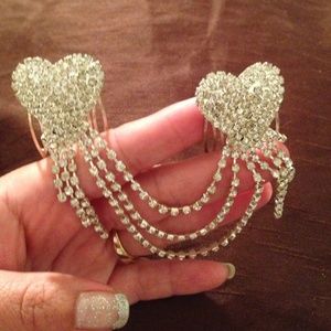 Rhinestone hair piece!