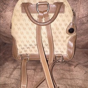 Dooney and Bourke small backpack purse