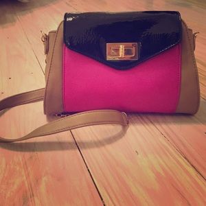 Gianni Bini Color Block Shoulder Bag