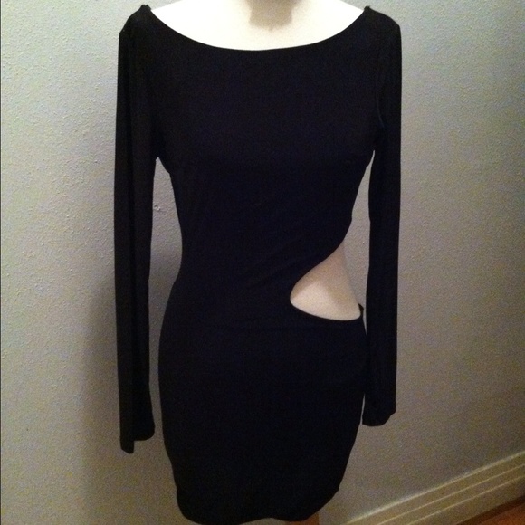 NWT Fitted jeweled backside dress