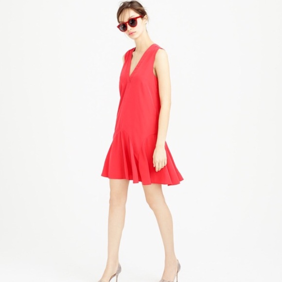 I crew flounce dress size xs