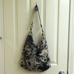 Tie-dye slouch purse