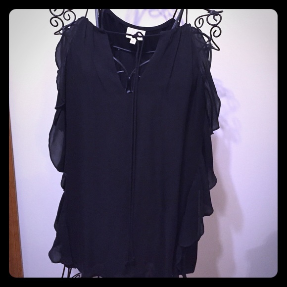 Parker flowy ruffled top