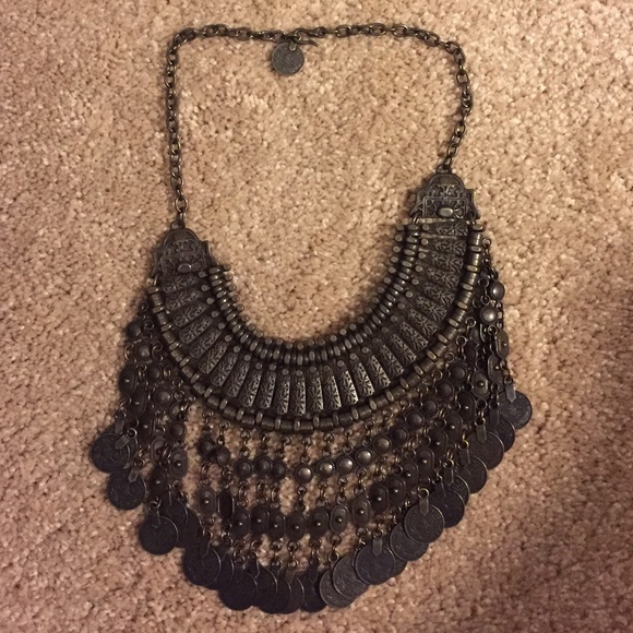 Free People coin collar necklace