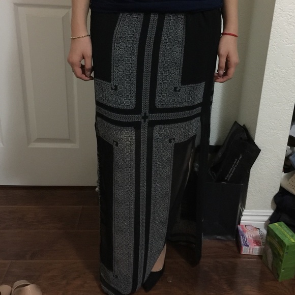 Madewell split skirt size XS