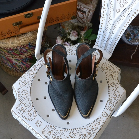 jeffrey campbell | alla snakeskin booties - Picture 3 of 4