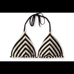 NEW Never worn Vitamin A Stripe Halter Swim Top
