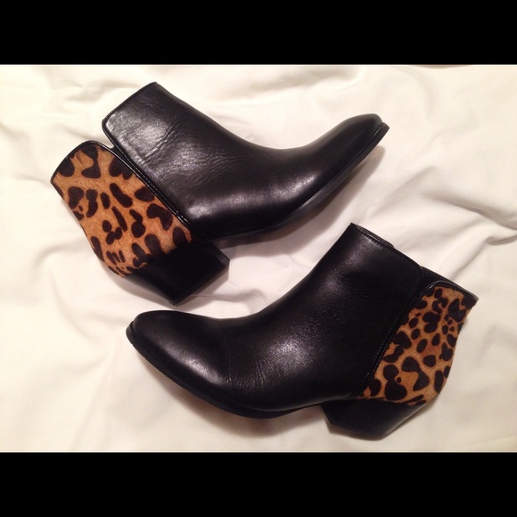 Franco Sarto Leather Booties