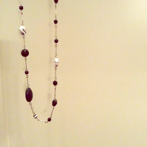 Black and white necklace