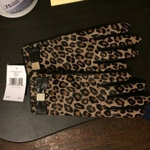 Kate spade never worn leather gloves