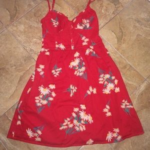 Forever 21 Red daisy dress