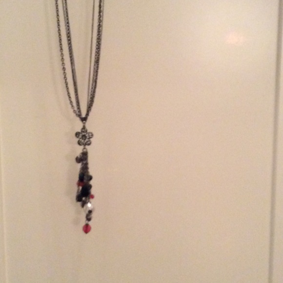 Long beaded necklace