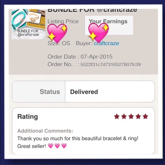 🌟Trendy teal bracelet🌟 - Picture 3 of 4