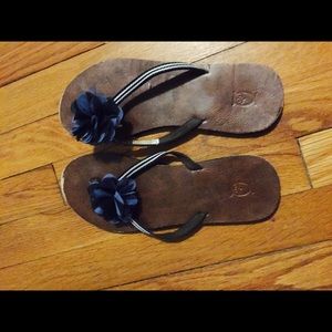 flower flip flops