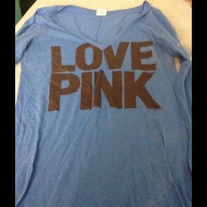 Blue pink top/perfume