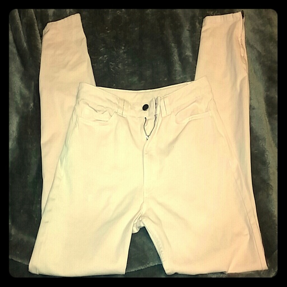 American apparel pink skinny jeans. Very soft.