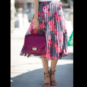 RESERVED @elopezaranda ASOS Floral Pleated Skirt
